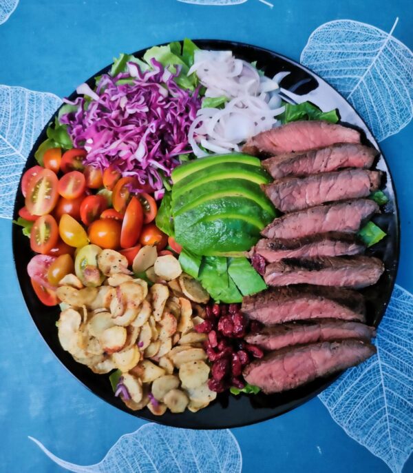 High Protein Steak Salad