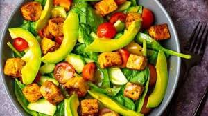 Tandoori Paneer Avocado Salad